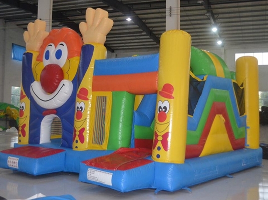 Pagliaccio Inflatable Bouncy Castle dei bambini che salta la prova combinata dell'acqua del parco