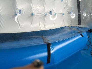 Tela cerata bianca del PVC della tenda gonfiabile trasparente della bolla dei semi/tenda gonfiabile dell'iarda