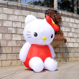 Adorabile personalizzi Hello Kitty gonfiabile per la pubblicità, doppio punto del Tripple