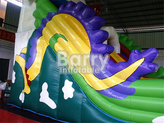 Acquascivoli gonfiabili commerciali dell'arcobaleno della tela cerata del PVC per i bambini