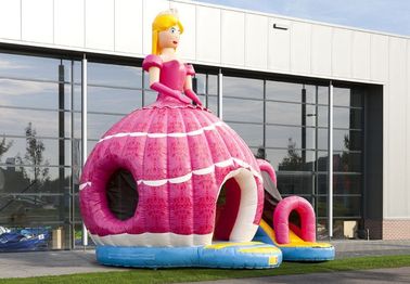 Castello rimbalzante gonfiabile di stampa rossa stupefacente di principessa Inflatable Bouncer PVC Material