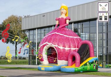 Castello rimbalzante gonfiabile di stampa rossa stupefacente di principessa Inflatable Bouncer PVC Material