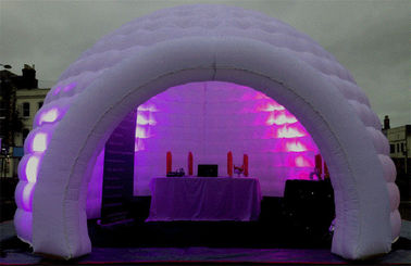 Tenda gonfiabile all'aperto di Costomized con illuminazione principale/la stampa della cupola gonfiabile della cabina