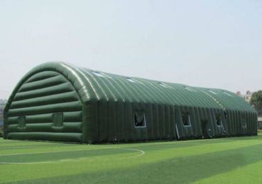 Tela cerata non sigillata del PVC di sport della tenda gonfiabile all'aperto impermeabile verde gigante