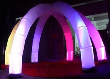 Arco gonfiabile della decorazione del club attraente con la luce cambiante del LED