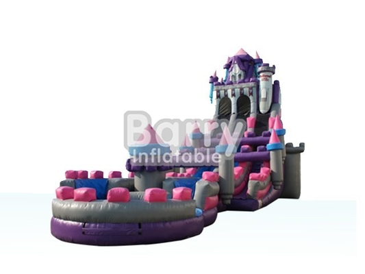 Principessa Castle Inflatable Water di BSCI fa scorrere il rosa porpora Gray Color