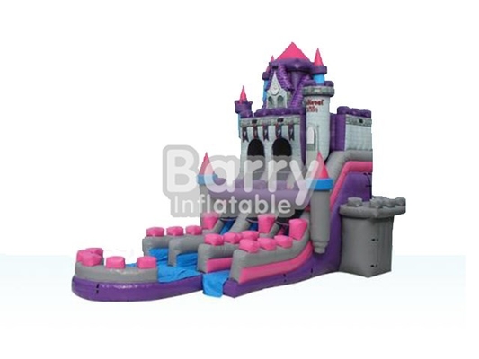 Principessa Castle Inflatable Water di BSCI fa scorrere il rosa porpora Gray Color