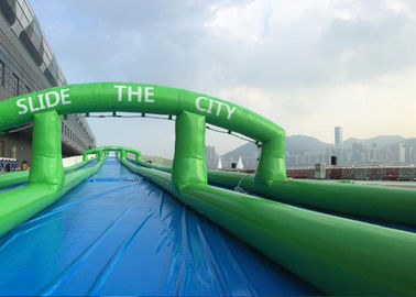 300 metri popolari di Carzy dello scivolo gonfiabile della tela cerata del PVC sigillata aria enorme lunga