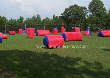 Palla gonfiabile della pittura del campo del Airball di colore rosso dei giochi di sport di dimensione su ordinazione per i bambini