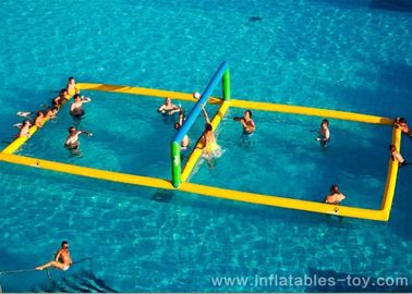 Campo gonfiabile di pallavolo della grande acqua dei giochi di sport di Comercial per l'evento della spiaggia