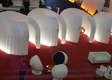 Mini tenda gonfiabile bianca della stanza di Ooffice, tenda gonfiabile utilizzata dell'interno di Exihition