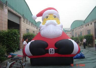 Gigante alla moda Santa For Advertising gonfiabile all'aperto di Natale di Natale gigante