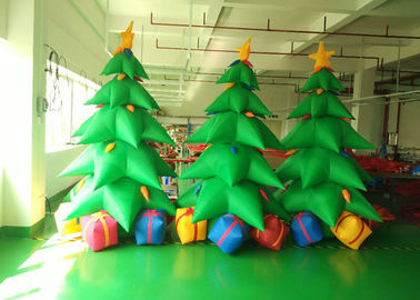 Pupazzo di neve/alberi gonfiabili di Natale dei prodotti gonfiabili di pubblicità del PVC