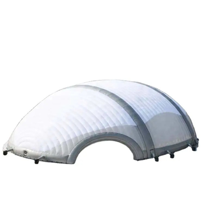 La struttura edile gonfiabile della tenda della cupola della tela cerata all'aperto decide liberamente il colore