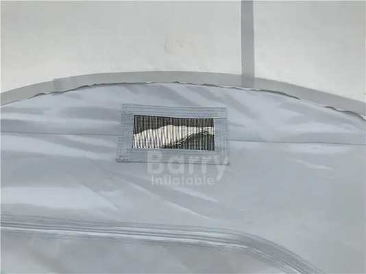 Camera del tunnel della chiara della cupola del bagno dell'hotel singola della bolla stanza gonfiabile della tenda 2