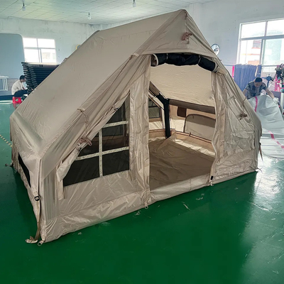 Tenda mobile di viaggio di apertura di campeggio della tenda della Camera del cotone dell'aria della persona gonfiabile rapida di Palo 4