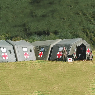 Tenda ermetica di sopravvivenza dell'ospedale di emergenza della tenda gonfiabile sigillata aria portatile grande
