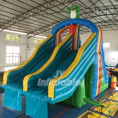 Scorrevole all'aperto di Mini Size Frog Inflatable Playground dello scorrevole rimbalzante gonfiabile attraente del PVC