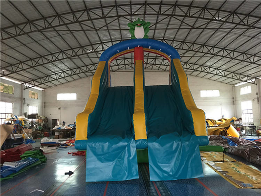 Scorrevole all'aperto di Mini Size Frog Inflatable Playground dello scorrevole rimbalzante gonfiabile attraente del PVC