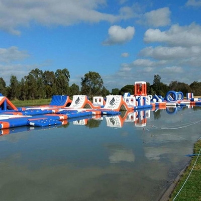 PVC che fa galleggiare UV di Aqua Park Floating Obstacle Course del parco gonfiabile dell'acqua anti