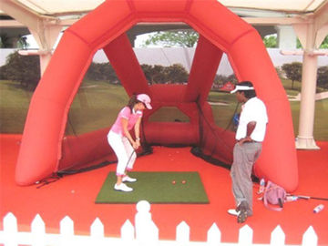 I giochi gonfiabili di sport della tela cerata del PVC Golf l'obiettivo golf/della rete/la gabbia pratica del golf