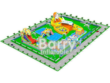 progetti gonfiabili giganti materiali del parco dell'acqua del PVC di 0.55mm, progettazione del parco di divertimenti