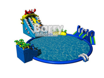Attrezzatura blu del parco di divertimenti del seaworld con la grande piscina per l'evento commerciale