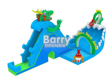 Parco di divertimenti gonfiabile dei bambini divertenti/parco gonfiabile dell'acqua del drago con buona qualità