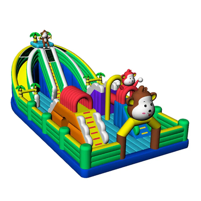 Fantastici buttafuori a tema Castello gonfiabile Parco giochi gonfiabile per bambini