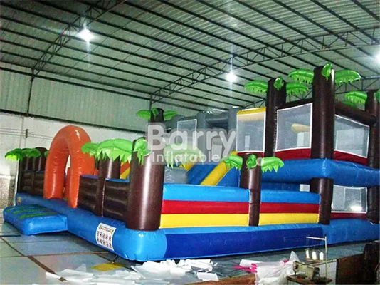 Parco di divertimenti di salto rimbalzante dei castelli dei giochi combinati gonfiabili del PVC