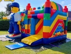 Parco di divertimenti Bounce House Giochi Blocco Festa Combinazione gonfiabile