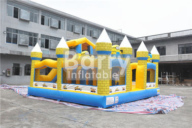 Castello rimbalzante gonfiabile dei servi all'aperto dei bambini con la tela cerata del PVC della diapositiva 0.55MM