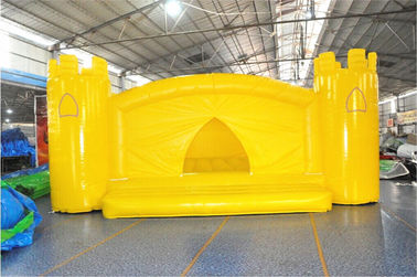 Grande Camera gialla di rimbalzo del grado commerciale di moonwalk di salto per gli adulti EN71 approvati