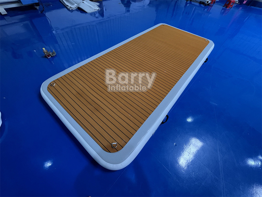 Stampa digitale piattaforma di nuoto gonfiabile con pompa d'aria e colore personalizzato