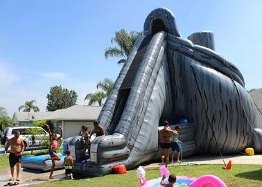 Alto acquascivolo gigante Inflatables di uragano dello scivolo gonfiabile 33ft per gli adulti