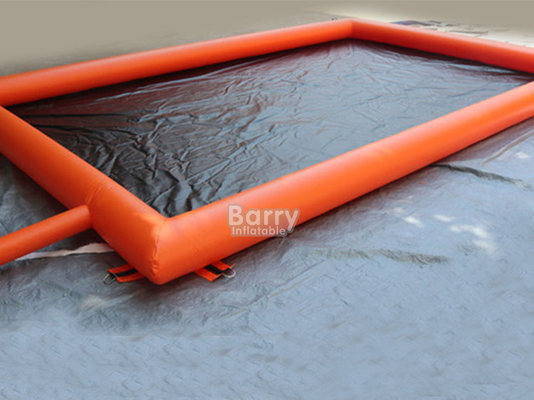 Superficie PVC antiscivolo Sì E saldatura ad aria calda Contenitore d'acqua arancione tappetino gonfiabile per autolavaggio