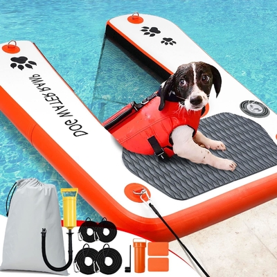 Sicuro e facile Salire colore personalizzato gonfiabile cucciolo planchetta rampa per cani scala divertente e divertente per il vostro cane