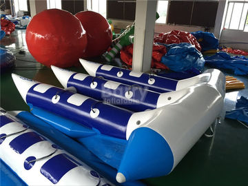 I giocattoli gonfiabili emozionanti dell'acqua, gonfiabile trainabile Flyfish la barca di banana per il mare