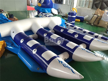 I giocattoli gonfiabili emozionanti dell'acqua, gonfiabile trainabile Flyfish la barca di banana per il mare