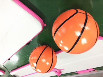 Divertimento giochi interattivi gonfiabili giochi di società per adulti insieme gonfiabile gigante del cerchio di pallacanestro di altezza di 1.9m