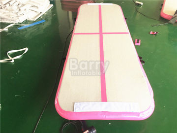 OEM &amp; ODM pavimento gonfiabile rosa lungo dell'aria della pista di caduta di 6m o di 3m pro per la palestra