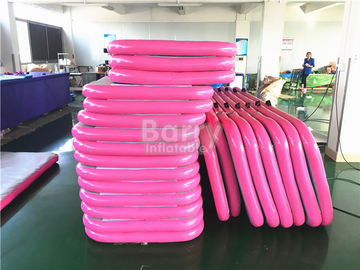 Stuoia gonfiabile rosa molle durevole di ginnastica della pista di aria/stuoia di acqua di galleggiamento