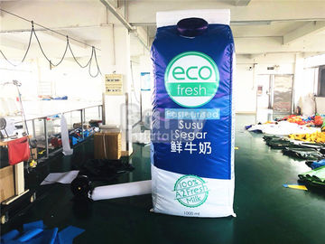 Prodotti gonfiabili di pubblicità della tela cerata del PVC, bottiglia per il latte di modello gonfiabile per all'aperto