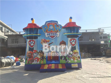 Scorrevole gonfiabile dei buttafuori di tema della pattuglia della ZAMPA multicolore per il parco di divertimenti