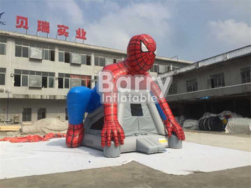 Castello dei buttafuori dello Spiderman su ordinazione/Camera gonfiabili rimbalzo di esplosione per i bambini