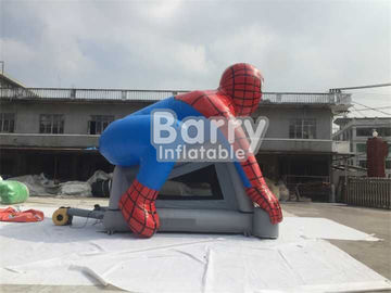 Castello dei buttafuori dello Spiderman su ordinazione/Camera gonfiabili rimbalzo di esplosione per i bambini