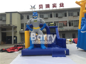 Corsa ad ostacoli gonfiabile su ordine con lo scorrevole di Batman con i materiali della tela cerata del PVC