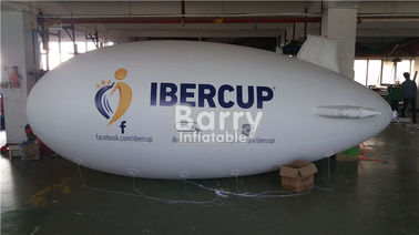 resistenza al fuoco gonfiabile volante del pallone dell'elio di forma del piccolo dirigibile dei prodotti di pubblicità di 4m