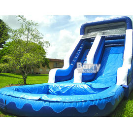 Scorrevole di galleggiamento gonfiabile del PVC di Customzied 0.55mm con la piscina