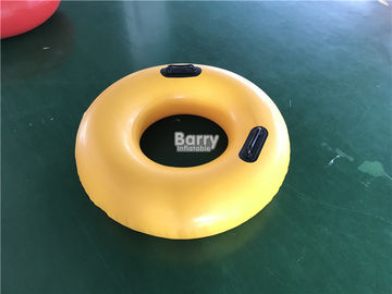 Anello gonfiabile con le maniglie, anello di nuotata del PVC di nuotata della ciambella del galleggiante dell'acqua per lo stagno